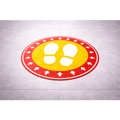 Fu&szlig;bodenaufkleber