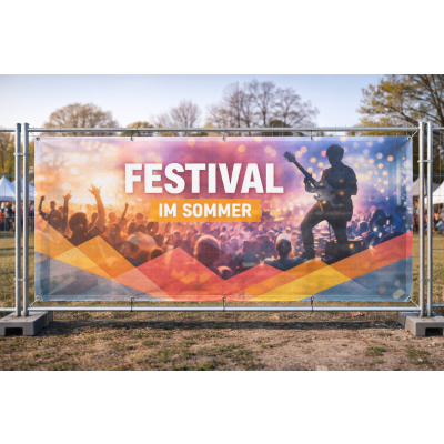 Bauzaunbanner 340 x 173 cm