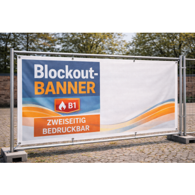 Blockoutbanner 760g zweiseitig