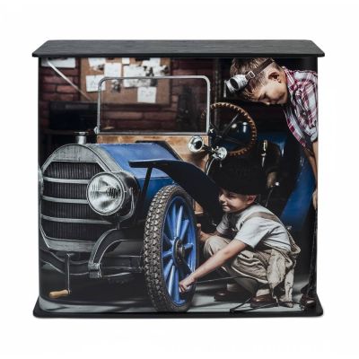 Promotiontheke Professional SquareTischplatte Schwarz