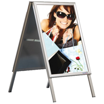 Kundenstopper Classic mit 32 mm Rahmen