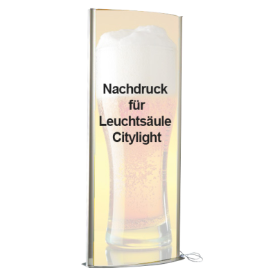 Nachdruck f&uuml;r Leuchts&auml;ule City Light