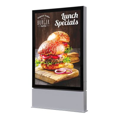 LED Plakatschukasten Outdoor Premium Freistehend