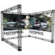 Crown Truss 15 Messewand U-Form 3 x 3 m - schwarz